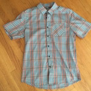 Men’s Arc’teryx Short Sleeve button down.